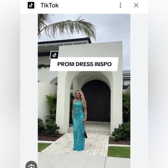 Lovers+ Friends SYD MAXI DRESS in blue size L - Picture 5 of 7